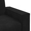 3-Seater Sofa Black 180 cm Velvet