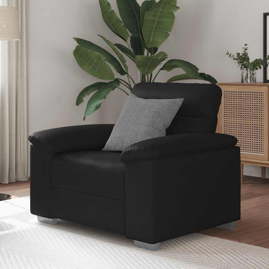 Sofa Chair Black 60 cm Faux Leather