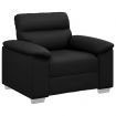 Sofa Chair Black 60 cm Faux Leather