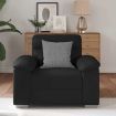 Sofa Chair Black 60 cm Faux Leather