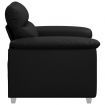 Sofa Chair Black 60 cm Faux Leather