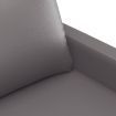 Sofa Chair Grey 60 cm Faux Leather
