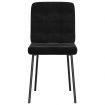 Dining Chairs 2 pcs Black Velvet