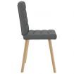 Dining Chairs 2 pcs Dark Grey Fabric