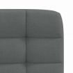 Dining Chairs 2 pcs Dark Grey Fabric