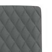 Dining Chairs 2 pcs Dark Grey Fabric