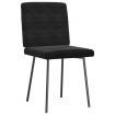 Dining Chairs 2 pcs Black Velvet