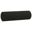 2-Seater Sofa with Throw Pillows Black 140 cm Fabric