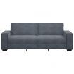 3-Seater Sofa Dark Grey 180 cm Velvet