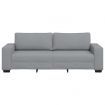 3-Seater Sofa Light Grey 180 cm Fabric
