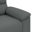 2-Seater Sofa Dark Grey 120 cm Fabric