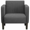 Sofa Chair with Armrests Dark Grey 54 cm Corduroy Fabric