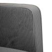 Sofa Chair with Armrests Dark Grey 54 cm Corduroy Fabric