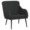 Armchair Black 63x76x80 cm Faux Leather
