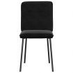Dining Chairs 2 pcs Black Velvet
