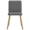 Dining Chairs 2 pcs Dark Grey Fabric