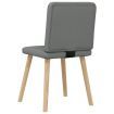 Dining Chairs 2 pcs Dark Grey Fabric