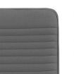 Dining Chairs 2 pcs Dark Grey Fabric