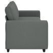3-Seater Sofa Dark Grey 180 cm Fabric