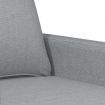 Sofa Chair Light Grey 60 cm Fabric