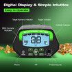 Metal detector with tri tone audio, adjustable 180mm depth detection, suitable for beaches, gardens, lightweight ergonomic design