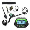 Metal detector with tri tone audio, adjustable 180mm depth detection, suitable for beaches, gardens, lightweight ergonomic design