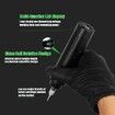 Wireless Tattoo Pen Kit with LED Screen Display and 10500 RPM Adjustable Stroke Professional Tattoo Machine Kit,Black