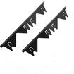 Stainless Steel Stove Counter Gap Cover 2 Pack,Stove Guard,Stove Gap Filler for Kitchen,Range Trim Kit Adjustable Length