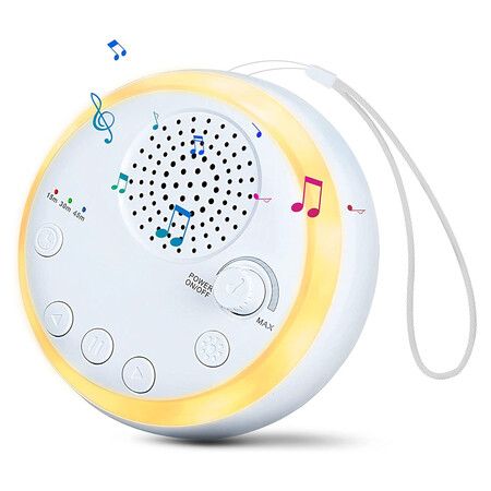 Portable White Noise Machine, Sound Machine Travelling, White Noise Machine with Night Light