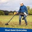 Professional Metal Detector with Waterproof Search Coil, Adjustable Length & Dual Modes - for Adults Kids Beginners, Treasure Hunting, Security Check, Gold