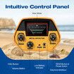 Professional Metal Detector with Waterproof Search Coil, Adjustable Length & Dual Modes - for Adults Kids Beginners, Treasure Hunting, Security Check, Gold