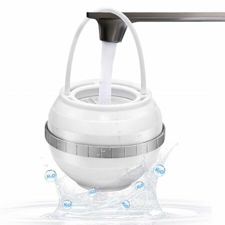 Bath Water Filter, Reduces Harmful Substances for Healthier and Smoother Skin, BPA Free, 8 Stages Bathtub Filter for Tub Faucet