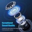 Sleep Earbuds Side Sleepers Wireless Noise Blocking LED Display Music Dual Mode Black,Green