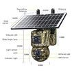 Camouflage 4G Solar Hunting Camera 6 Million Full Colour HD Wireless wifi Solar Surveillance Camera, Dual Lens Dual View, PIR Night Vision, Two-Way Audio