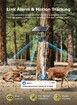 Camouflage 4G Solar Hunting Camera 6 Million Full Colour HD Wireless wifi Solar Surveillance Camera, Dual Lens Dual View, PIR Night Vision, Two-Way Audio