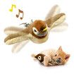 Cat Toys, Flapping Wings Sparrow Catnip Toys, Vivid Chirping, Simulation Bird Interactive Cat Toy