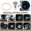 5 Pcs Felt Washer Replacement for Breville Espresso Machine Grinders - Compatible with BES870,BES878,BES880,BES980,BCG820 Models Wool Ring Accessories