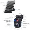 Solar-Powered 20X Zoom Dual Lens Security Camera with AI Human Detection, 50M Night Vision, IP66 Waterproof, 2-Way Audio for Indoor/Outdoor