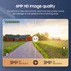 Solar-Powered 20X Zoom Dual Lens Security Camera with AI Human Detection, 50M Night Vision, IP66 Waterproof, 2-Way Audio for Indoor/Outdoor