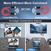 Wireless HDMI Transmitter and Receiver, Portable Wireless HDMI Extender Kit, Plug and Play,5GHz 1080P 60fps Video Audio Projection for Laptop