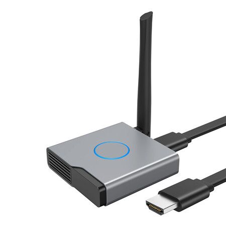 Wireless HDMI Display Dongle Adapter, Wireless Receiver, Streaming Media Video, Audio, File HDMI Wireless Extender from Laptop, PC, Smartphone