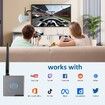 Wireless HDMI Display Dongle Adapter, Wireless Receiver, Streaming Media Video, Audio, File HDMI Wireless Extender from Laptop, PC, Smartphone