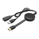 4K Wireless Display Adapter Airplay Miracast Dongle for TV, WiFi Display Dongle Wireless HDMI Dongle TV Receiver Screen Mirroring Adapter for iOS Android