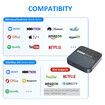 4K 60Hz HDMI Wireless Display Dongle Adapter, 4K 5G Instant Streaming Adapter for iOS, MacOS, Android, Windows, Compatible Miracast, Airplay, DLNA