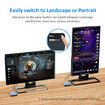 4K 60Hz HDMI Wireless Display Dongle Adapter, 4K 5G Instant Streaming Adapter for iOS, MacOS, Android, Windows, Compatible Miracast, Airplay, DLNA