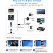 4K 5G Wireless HDMI Display Dongle Adapter,  Mirror Screen Display Adapter Stream Video, Audio from Phone, Pad, Mac, Android, Win Laptop to TV, Projector