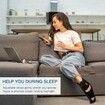 Plantar Fasciitis Night Splint, Plantar Fasciitis Relief Brace with Adjustable Straps,Achilles Tendonitis, Day & Night Support, Black