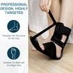 Plantar Fasciitis Night Splint, Plantar Fasciitis Relief Brace with Adjustable Straps,Achilles Tendonitis, Day & Night Support, Black
