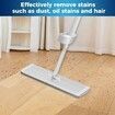 Microfiber Mop Flat Mop for Floor Cleaning Wet Dry Sweeper Dust Mop with 2 Mop Refills Extendable Handle Magic Floor Mop for Hardwood Tiles Laminate Vinyl