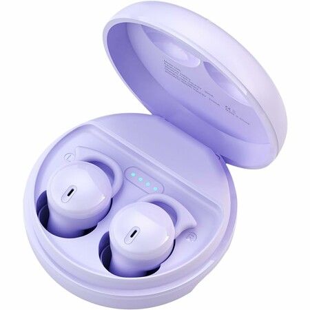 Sleep Headphones Earbuds for Side Sleepers,Comfortable Noise Blocking,Bluetooth 5.3 Wireless Headphones for Sleeping,Running,Driving,Hiking- Purple